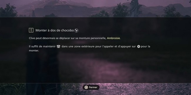 débloquer la Monture Ambroisie Final Fantasy 16