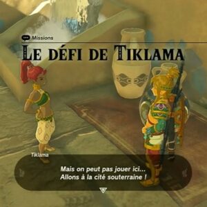 le Défi de Tiklama-Emplacement sixième orbe