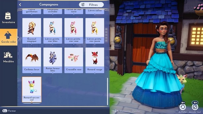 renard arc-en-ciel dans Disney Dreamlight Valley-1