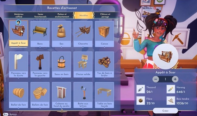 Comment fabriquer un appât à Scar-Disney Dreamlight Valley