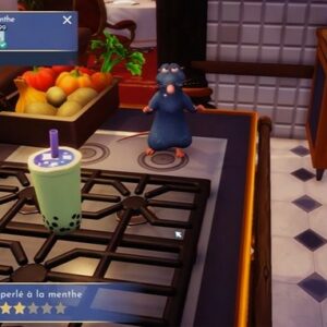 Thé perlé à la menthe