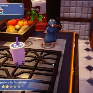 thé perlé à la framboise