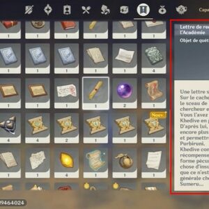 Lettre de recommandation de l’Académie-genshin impact-2