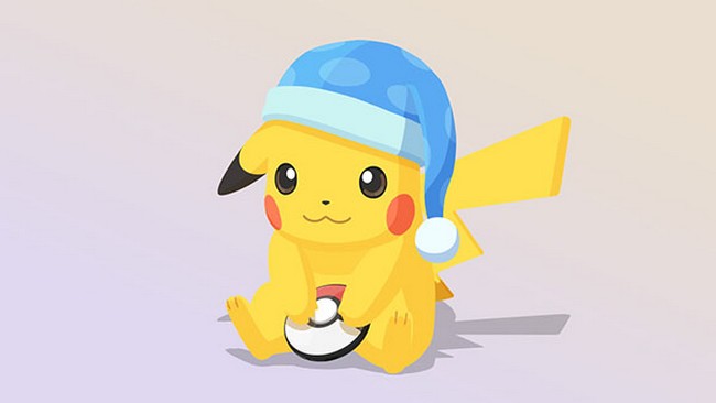 Pikachu portant un bonnet de nuit