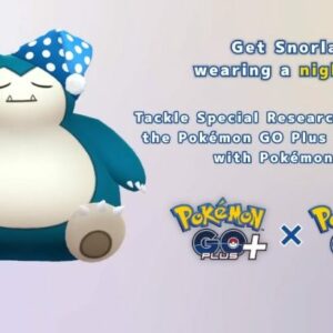 Ronflex portant un bonnet de nuit dans Pokémon GO