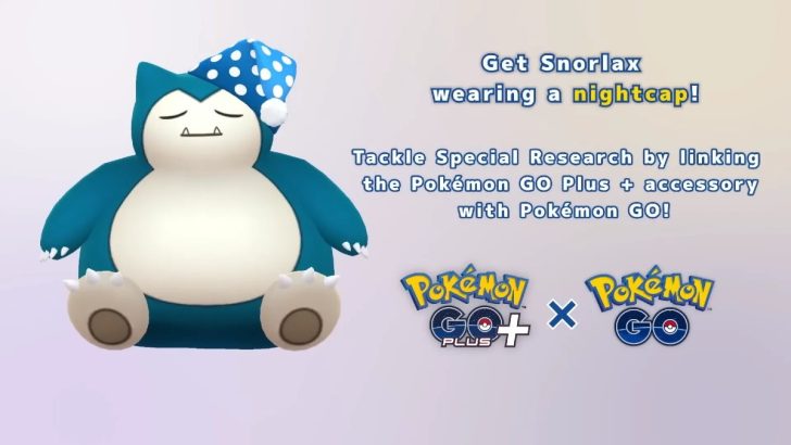 Ronflex portant un bonnet de nuit dans Pokémon GO