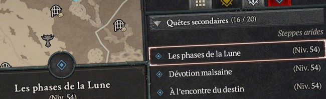 limite pour les quêtes secondaires dans Diablo 4