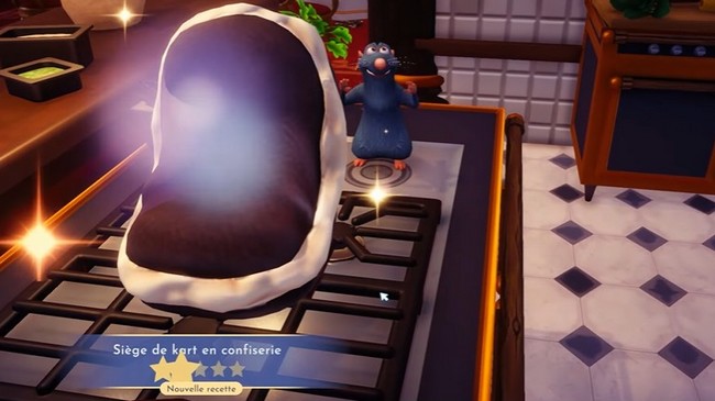 préparer le Siége de kart en confiserie