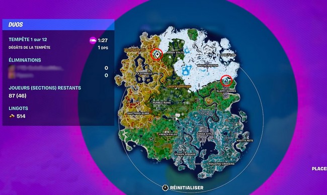 Emplacements Lamas Occultes Fortnite