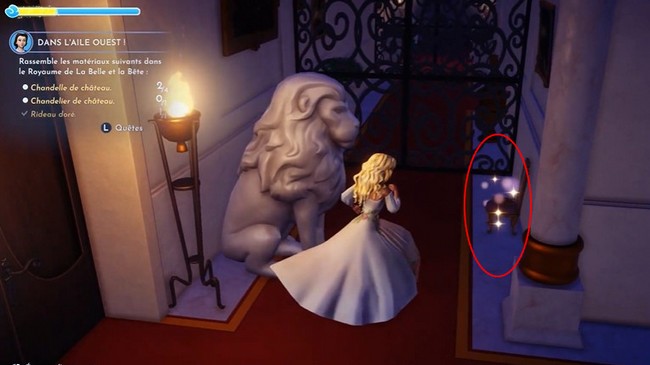 Chandelier du château