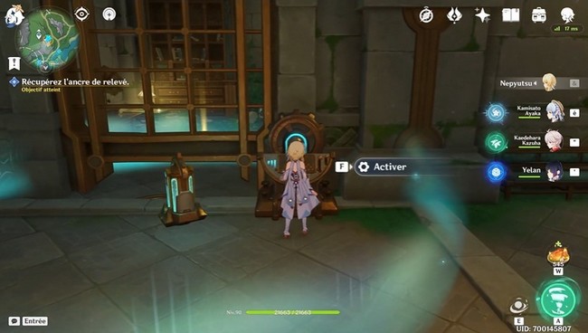 Chroniques de l'Institut de recherche de Fontaine de Genshin impact 4.1-15