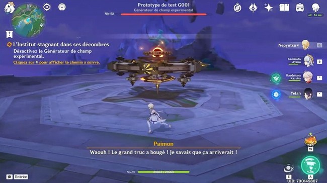 Chroniques de l'Institut de recherche de Fontaine de Genshin impact 4.1-40