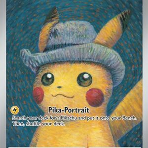 carte Pikachu x Van Gogh Museum