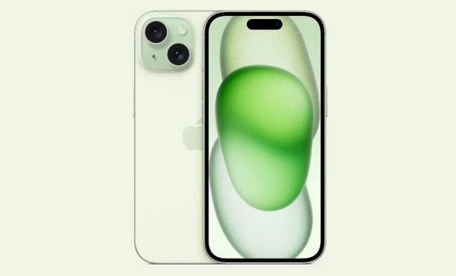 iphone 15 vert