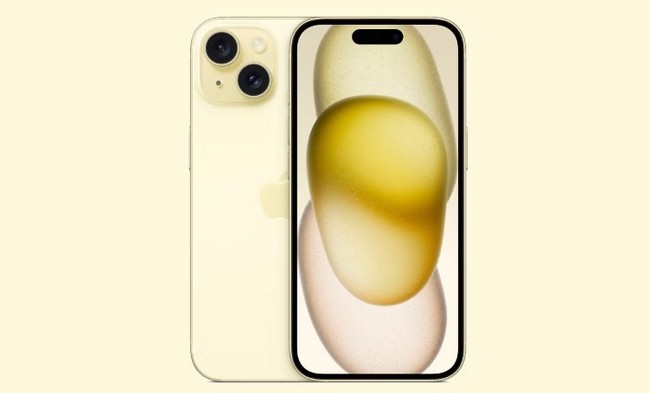 jaune iphone 15