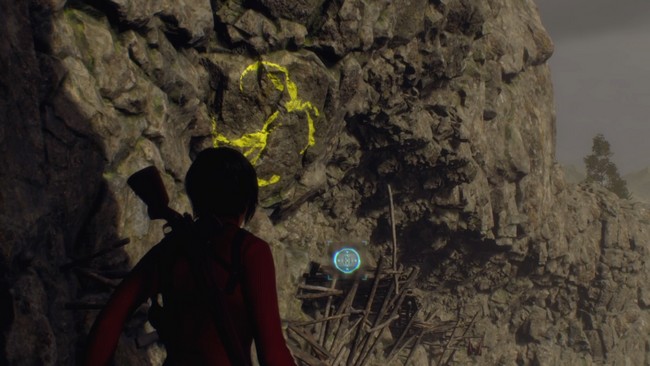 symboles de la porte de la falaise de resident-evil-4-separate-ways