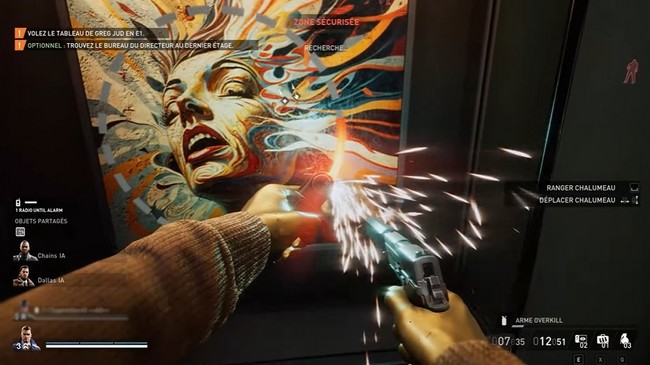 tableau de Greg Jud Payday 3