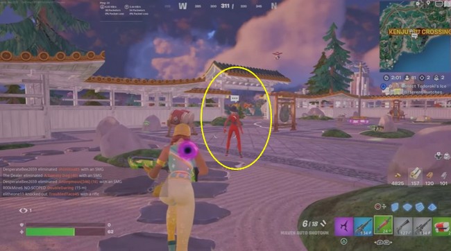 PNJ 18 dans Fortnite Saison 4 Chapitre 4-emplacement