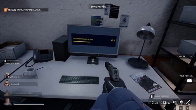 Trouvez et piratez l'ordinateur Mission 99 boîtes-Payday 3-1