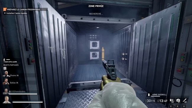 azote liquide Payday 3-emplacement