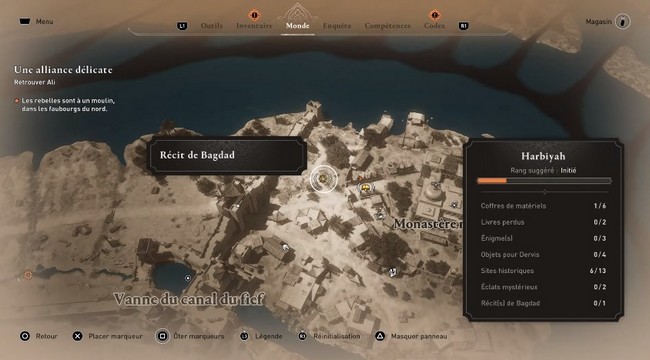 trouver le Récit de Bagdad à Harbiyah