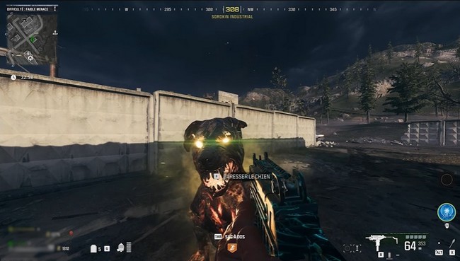 on peut caresser le chien En MWZ, caressez un chien de l'enfer