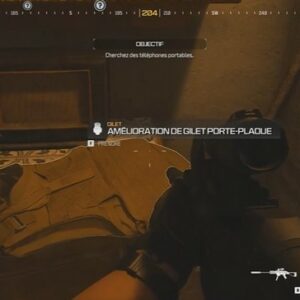 Emplacement amélioration de gilet porte-plaque du Site de crash MW3-1