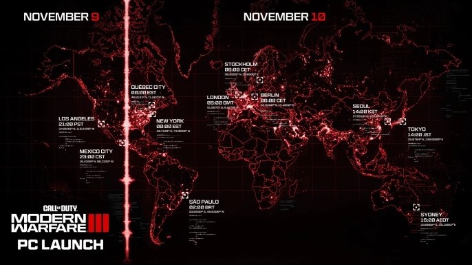 Heure de sortie de la campagne MW3 en accès anticipé