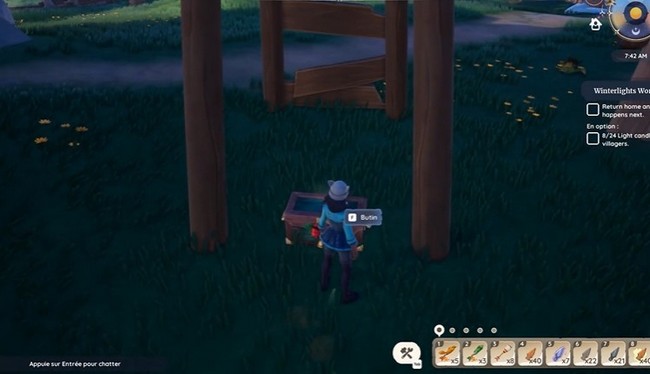 Coffre des Lueurs Hivernales à Palia 2