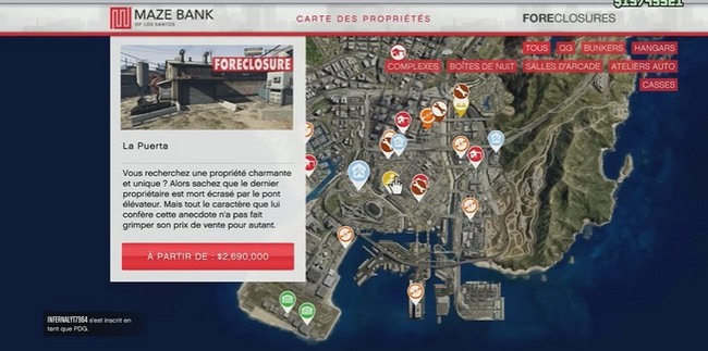 Foreclosure Maze Bank Gta online