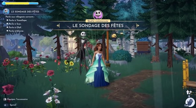 Le sondage des fêtes Disney Dreamlight Valley