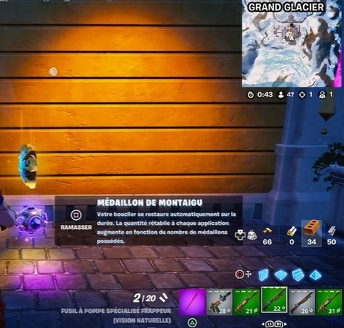 Médaillon d'Ordre Fortnite chapitre 5 saison 1