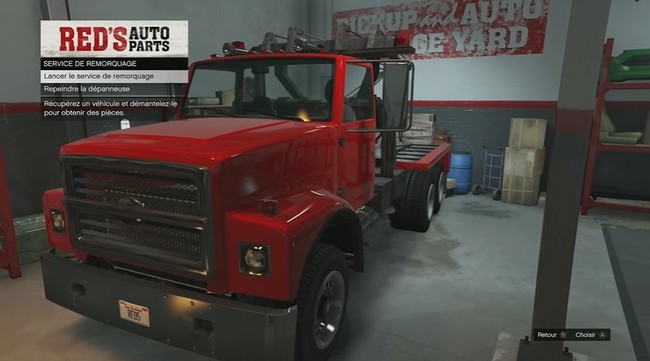 Service de remorquage GTA Online Chop Shop