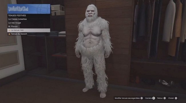 débloquer la Tenue Yéti Gta online