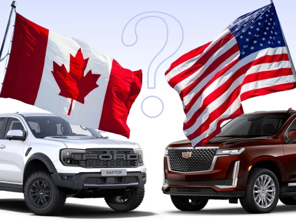 Importation d’une voiture des États-Unis ou du Canada  la différence