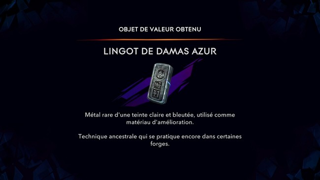 Lingot de Damas Azur de Prince of Persia The Lost Crown