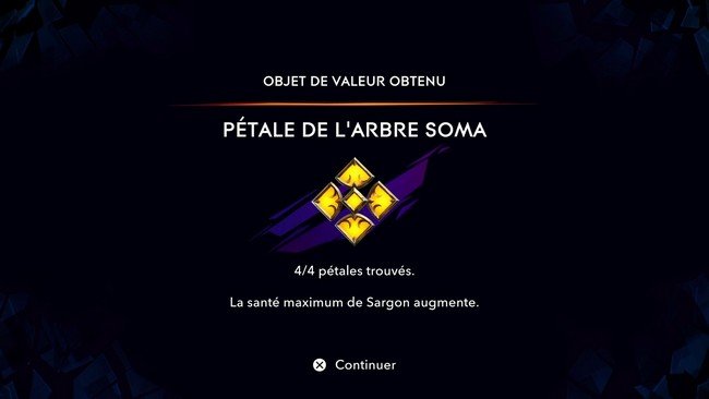 Pétales de l'Arbre Soma Prince of Persia The Lost Crown