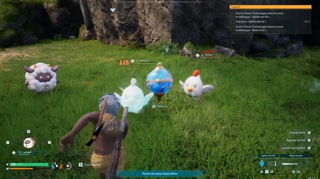 capturer un pal dans Palworld