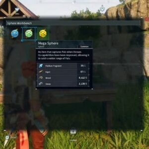 débloquer la méga-sphère Palworld