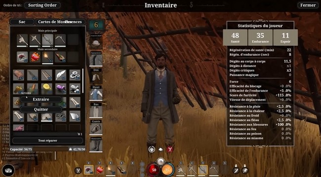 Extraire la poussière d'essence des objets Nightingale