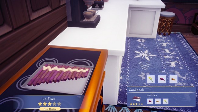 Recette Frites Disney Dreamlight Valley