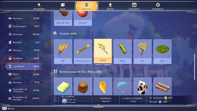 disney dreamlight valley Colza