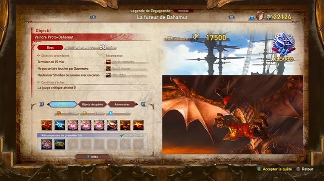 obtenir les armes Terminus dans Granblue Fantasy Relink