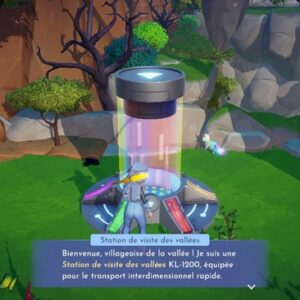 station de visite des vallées Disney Dreamlight Valley