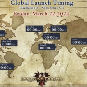 Heure de sortie Dragon’s Dogma 2 ps5 xbox