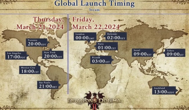 Heure de sortie Dragon’s Dogma 2