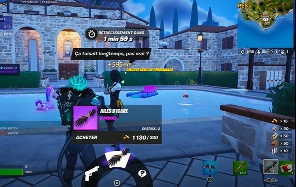 acheter les Ailes D'Icare dans Fortnite