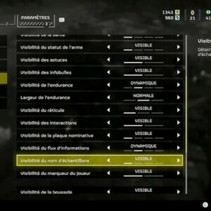 modifier la visibilité du nombre d'échantillons dans Helldivers 2