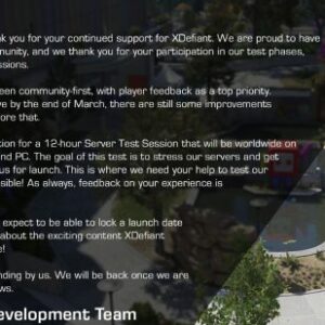 Date de sortie de XDefiant