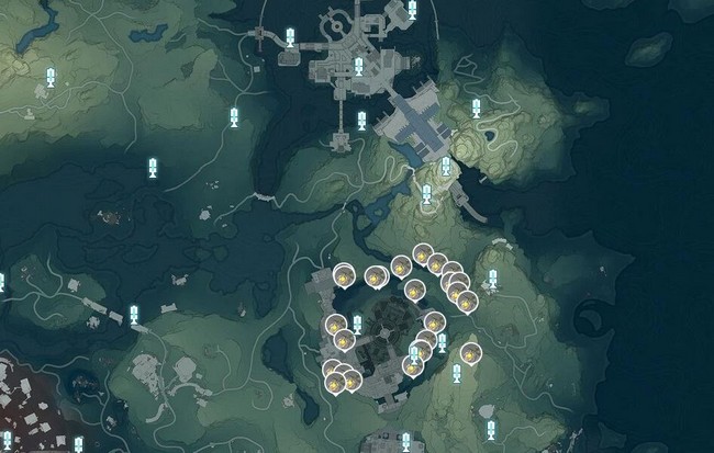 Emplacements Fruit de laterne Wuthering Waves